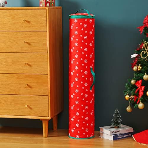צריך גלישת נייר אחסון תיק מתאים לחמניות עד 40 לעטוף מארגני מכולות מעובה 3 רובדי תחת מיטת גלישת נייר אחסון מיכל חג המולד