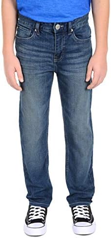 קלווין קליין בנים סקיני ג 'ינס, סופר רך למתוח ג' ינס, בכושר רזה, 5 כיסים & מגבר; סגירת רוכסן, אותנטי, 14