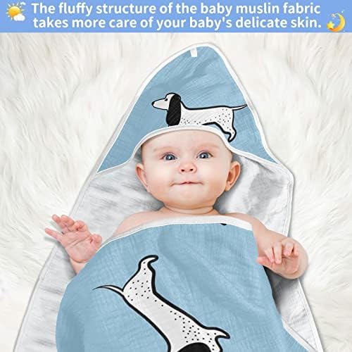 VVFELIXL מגבת ברדס ברדס קנדינבי בסגנון קנדינבי סופג מגבות לתינוקות כותנה מגבת רחצה רכה לתינוק, פעוט 35x35in Blue Blue