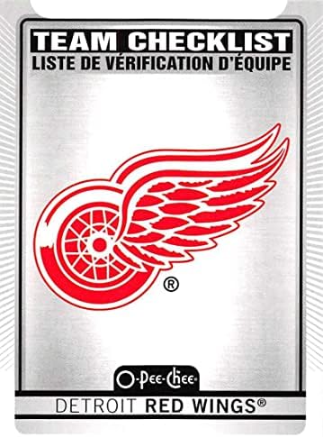 2021-22 O-PEE-CHEE 561 דטרויט כנפיים אדומות דטרויט כנפיים אדומות NHL כרטיס מסחר בהוקי
