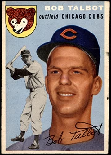 1954 Topps 229 בוב Talbot Chicago Cubs VG/Ex Cubs
