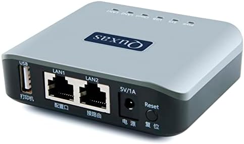 Quxas 1-port usb2.0 10/100 מ 'יציאת רשת אדפטיבית שרת הדפסת LAN