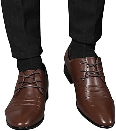 עור כפכפים לגברים גברים של שמלת נעלי שחור גברים זכר מחודדת עסקי אופנה חליפת נעלי חום שמלת נעליים לגברים