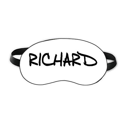 כתב יד מיוחד שם אנגלי ריצ'רד מגן עיניים שינה רך לילה כיסוי גוון עיוורון