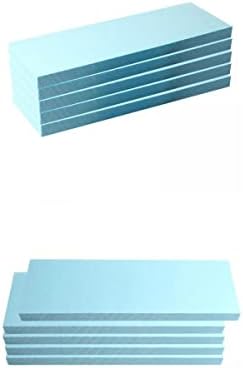 חרילה 10 חתיכות צפיפות גבוהה לוחית לוחית לוחית DIY דגם דיורמה ערכות אביזר כחול