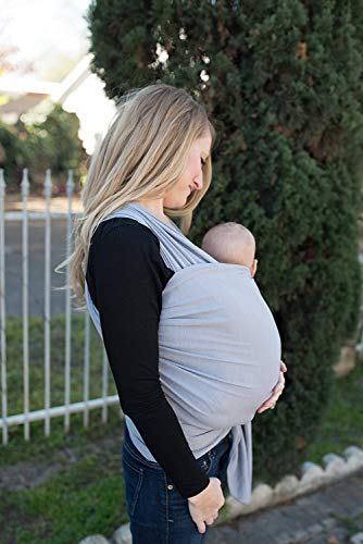 מנשא לעטוף לתינוקות, קל לשים את הנוחות המונעת על גבי נוחות - כיסוי הנקה מתכוונן - מנשא תינוק קל משקל לתינוק - רך, נוח ונושם