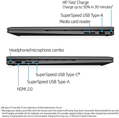HP Envy x360 2-in-1 מחשב נייד עסקי להמרה, מסך מגע 15.6 אינץ