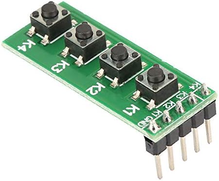 יוניברסל 4 כפתור מפתח לחצן מתג מודול לוח מקלדת עבור ערכת DIY של Arduino DIY Universal
