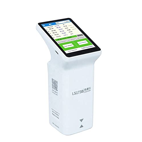 LS173B Colorimeter Color Meter Tester לציפוי ציפוי צבע פלסטיק צבע השוואה עם מסך מגע בגודל 3.5 אינץ '