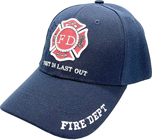 מכבי אש-ראשון באחרון החוצה כבאי קצין הילוך אחיד בייסבול כובע כובע מתכוונן