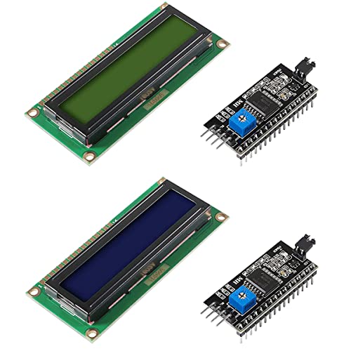 Dkardu 2 PCS IIC/ I2C/ TWI LCD מתאם ממשק סדרתי מתאם ממשק סידורי מודול