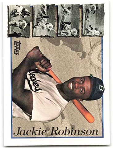 1997 Topps 42 ג'קי רובינסון Trib NM-MT Brooklyn Dodgers Baseball