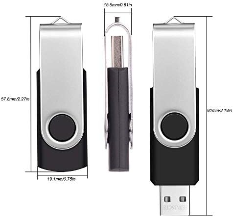 כונן פלאש USB 64GB עם כרטיס SD מיקרו 1TB, כונן הבזק מסתובב 64GB עם כרטיס זיכרון של 1024 ג'יגה-בייט, אגודל נוהג כונן USB כונן עט מהירות מכניע מקלות זיכרון