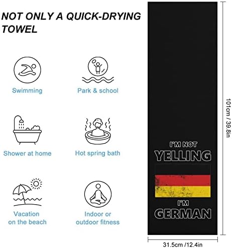 אני לא צועק אני גרמנית מגבות יבשות מהירות מטליות כביסה סופגות מאוד מטליות פנים פנים מגבות יד למלון ספא אמבטיה