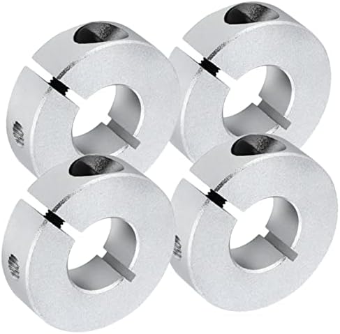 Tehaux 8 PCS טבעת טבעת סגסוגת מגבלת כסף אופטית סגסוגת אלומיניום