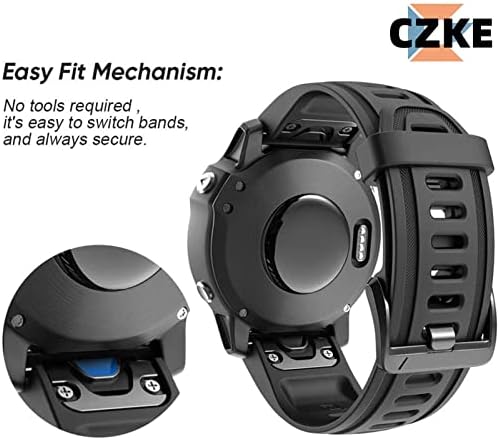 Czke Watchbands עבור Garmin Quickfit Watch Band 20 ממ