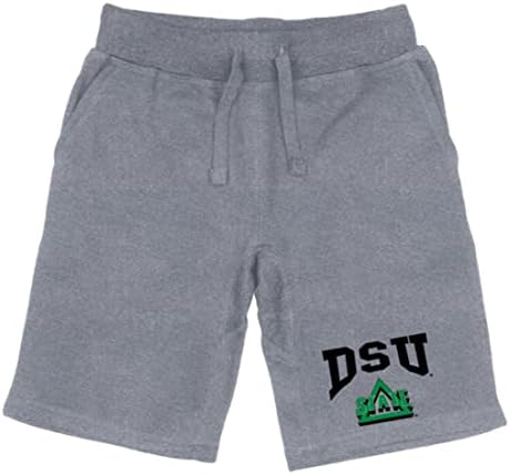מדינאים של אוניברסיטת DSU Delta State Statemen Premium Gleece Shortstring Shorts Black