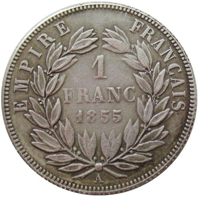 1 פרנק 1853-1863 מטבע העתקה זר צרפתית פרנק
