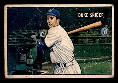 1951 Bowman 32 Duke Snider Brooklyn Dodgers Fair Dodgers