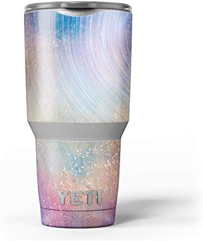 עיצוב Skinz משטח שרוט עניבה המסתחרר - ערכת עטיפת ויניל מדבקות עור תואמת עם כוסות הכוס הקירור יותר של Yeti Rambler יותר