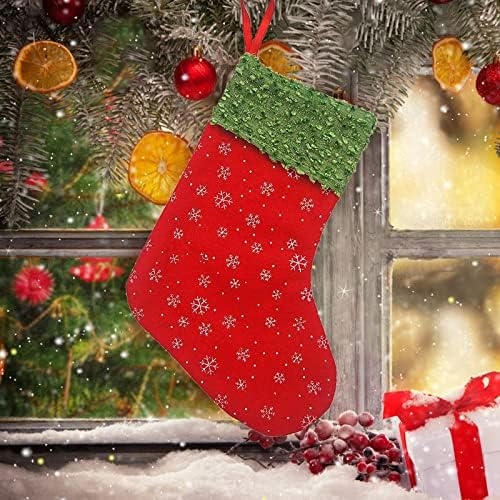 חג המולד קטן גרבי חג המולד עץ תליון קישוטי חג המולד גרבי מתנת תיק אקריליק אבני חן וקריסטלים