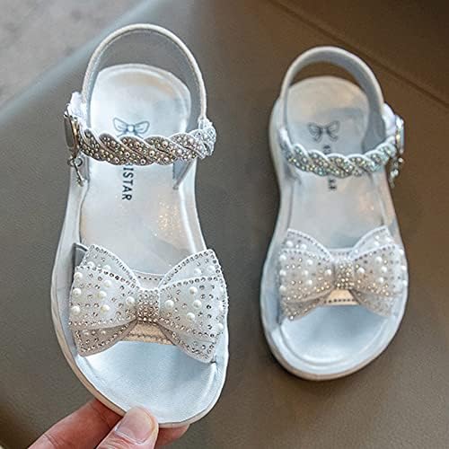 ילדי נעלי קיץ עם יהלומי סנדלי אופנה ילדות קטנות רך סוליות ילדי נעלי בינוני גודל ילדי ילד נעליים