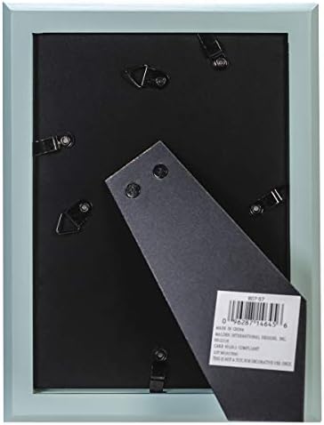 עיצובים בינלאומיים של מלדן 807-57 מסגרת תמונה לינארית, 5x7, Seafoam Blue