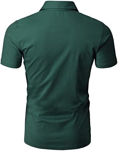 חולצות כותנה כותנה מזדמנים של H2H לגברים חולצות כותנה ארוכות/שרוול קצר