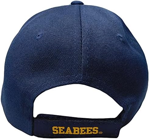 ארצות הברית חיל הים דבורי ים יכול לעשות חיל הים כחול אקריליק מתכוונן רקום בייסבול כובע כובע