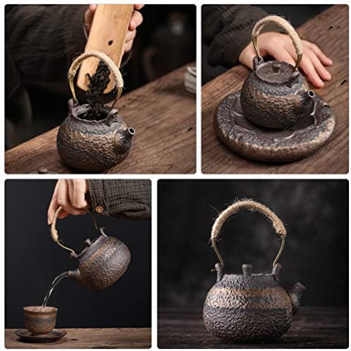 דו -דו -גרבי גרביים מגרשים חרסינה קטנה קומקום קרמיקה תה קומקום מגיש כלי תה מים חמים תה תה קומקום וינטג