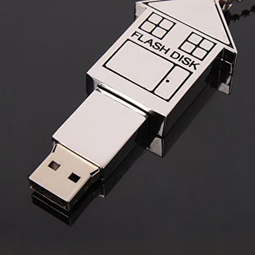CloudArrow 8GB House House Shape Drive Flash כונן עט USB, זיכרון פלאש 8GB