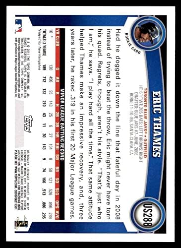 2011 Topps 288 Eric Thames Toronto Blue Jays NM/MT Blue Jays